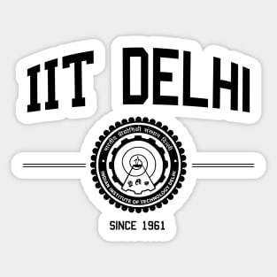IIT Delhi Alumini Alma Mater Indian Desi Design Sticker